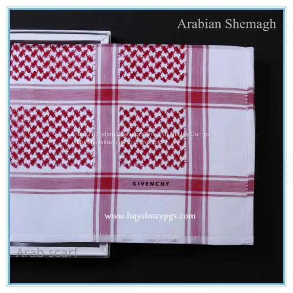 Arabian Mercerized Cotton Scarf / Arabian Cotton Scarf / Arab Scarf / Arabian Shemagh / Muslim Hijab Scarf photo-2