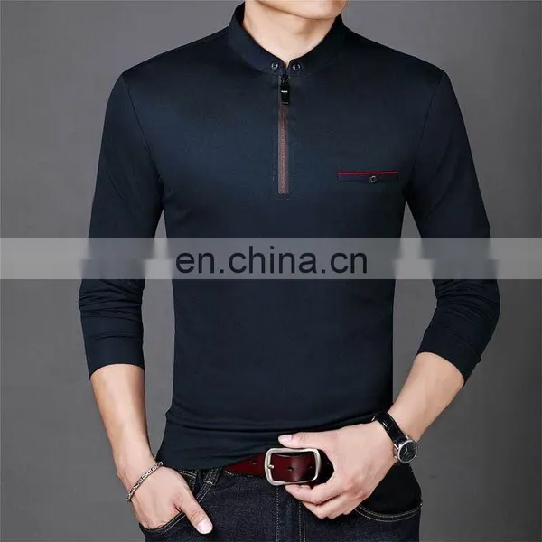 Mens Fashion Style Cotton City t Shirts With Zipper
