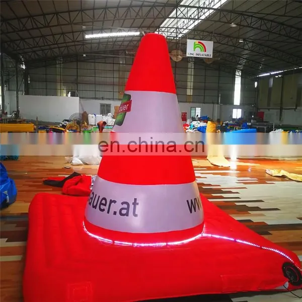 High Quality Customized Inflatable Traffic Cone , Inflatable Roadblock Snow Cone Model,Inflatable Roadblock Balloon For Project photo-5