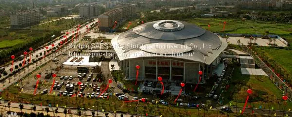 Anhui Tongcheng Stadium Steel Structure Roof Project photo-5