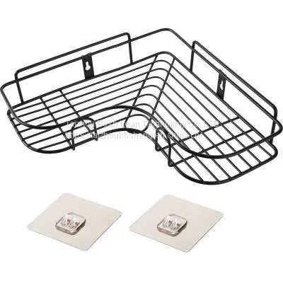 Metal Bathroom Corner Bathroom Storage Rack Space Saving Bracket photo-4