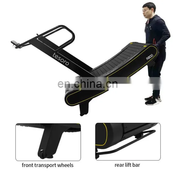 Speed Unlimited Self-generating Running Machine no Powered Gym Running Equipment Multifunction Manual Treadmill photo-2