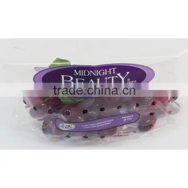 Transparent LDPE Plastic Bag for Fruit and Vegetable Package With Holes photo-2