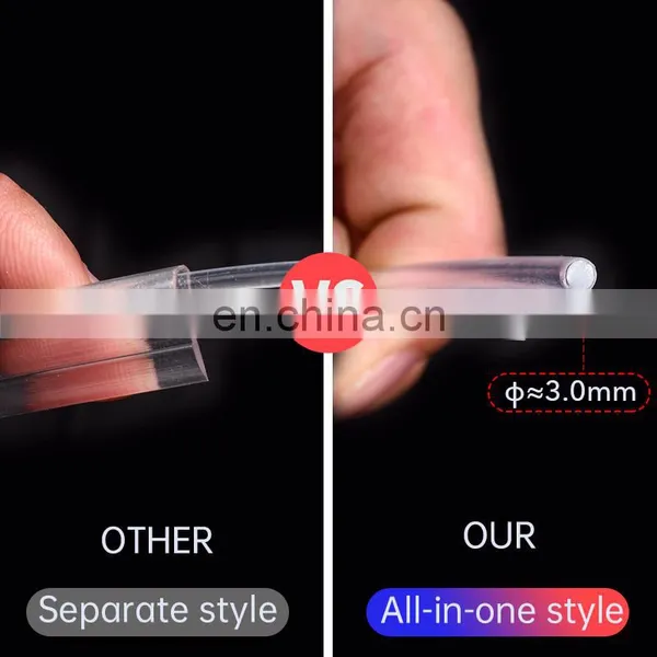 LED Car Interior Ambient Foot Lights 8m 1 in 10 EL Neon Strip Light RGB Multiple Mode App Sound Control Auto Decorative Lamp 12v photo-3