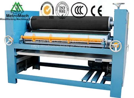 8ft Pneumatic Woodworking Plywood Core Veneer Glue Spreader Coating Machine photo-4