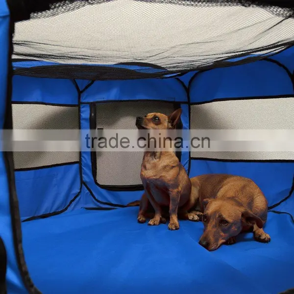 Pet Pop-Up Exercise Kennel Deluxe With Canvas Carrying Bag photo-2