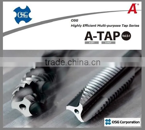 OSG high grade threading taps for electric tapping machine
