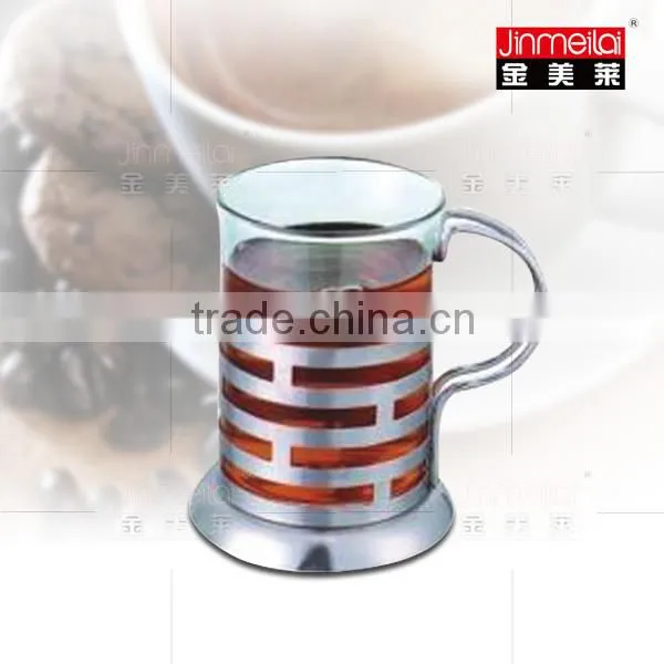 Polishing Glass Tea Cup ,chrome Plated Coffee Cup photo-3