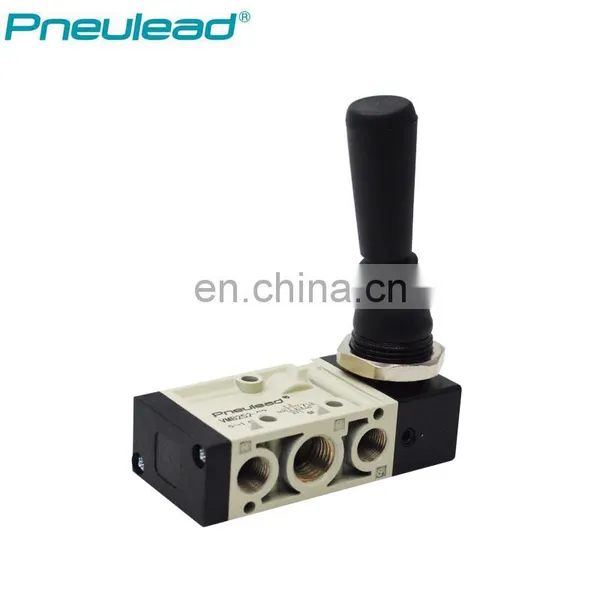 VBN Series 2 Position 5 Way Hand Valve Pneumatic Air Hand Control Manual Solenoid Valve photo-2