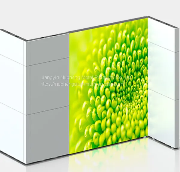 New Product Customized Advertising Display Backlit Light Box LED Aluminium Banner Stand