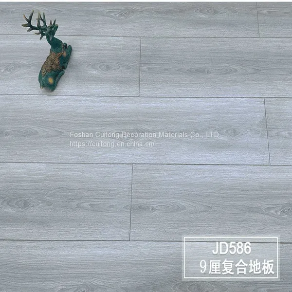 9mm Laminate Floor MDF Floor Engineering Floor Wooden Floor Brick Wood Floor Foshan Wholesale photo-4