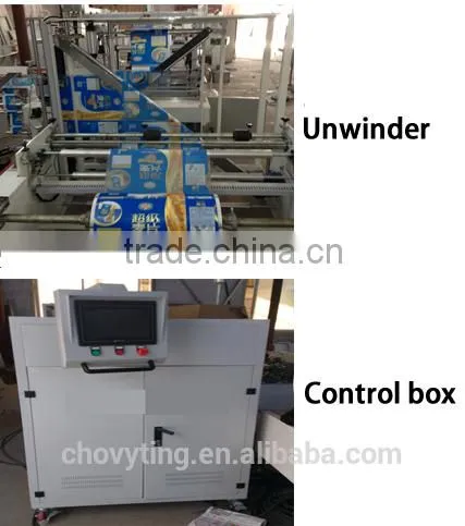 High Speed Laminating Pouch Making Machinery/stand up Ziploc Pouch Bag Making Machine photo-4