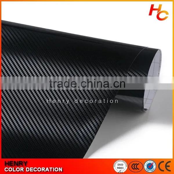 Newly Car Body Wrap Sticker Air Bubble Free 3D Carbon Fiber Film for Car photo-2