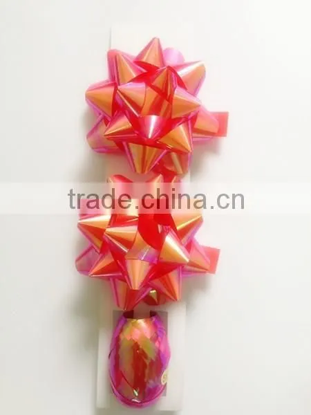 2015 New Design Colorful Ribbon Star Bow, Packing Ribbon Ggg and Spool Bows for Celebration Christmas photo-6