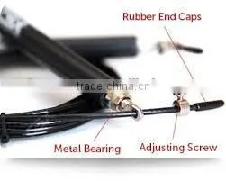 Bearing Box Design Adjustable Cable Wire Steel Skipping Speed Jump Rope photo-4