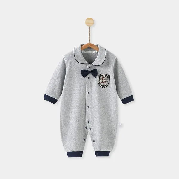 Newborn Baby Clothes Kids Romper Long Sleeve Climb Crawl Suit Children's Pajama Onesie Jumpsuit