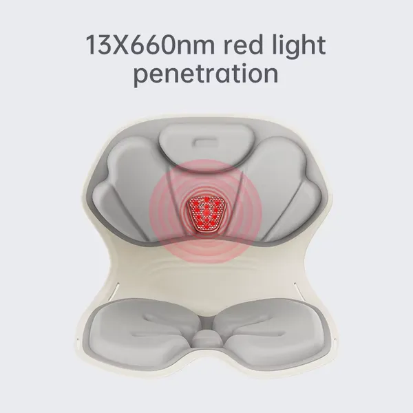 Back Support Chair With Heating & Red Light Therapy | Massager Supplies Wholesale | OEM/ODM Manufacturer photo-4