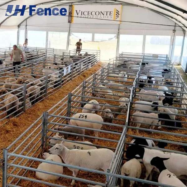 Laser-Cut Welded Oval Rail Cow Fence Panel for Horse, Sheep, and Livestock photo-3