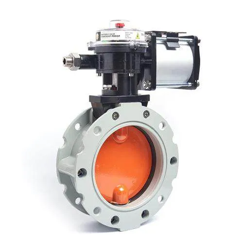Factory Direct Sales Flange Dust Butterfly Valve photo-2
