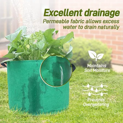 Fabric Grow Bags With Handles for Easy Transport photo-2