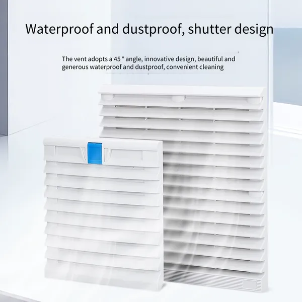 Axial Flow Fan Ventilation Filter Net Set, Dust-proof and Heat-dissipating Fan for Cabinets, Electrical Control Distribution Boxes, Louver Net Cover Zl-803 803.230