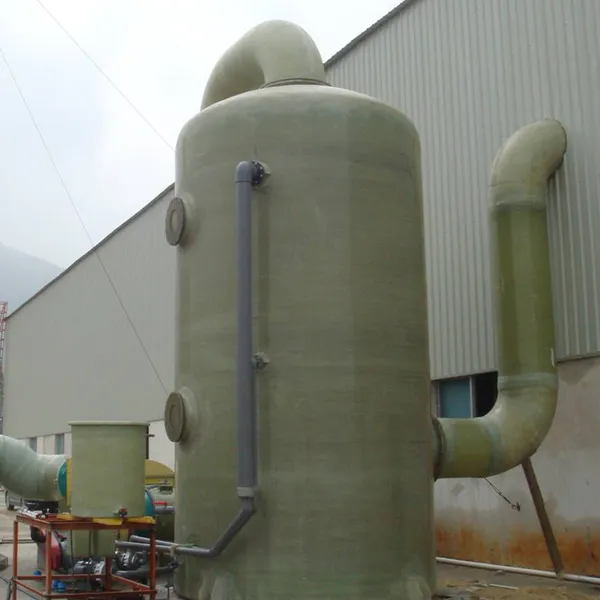 Acid-base Waste Gas Treatment Equipment, Frp Spray Tower and Scrubber, Using Two-stage Reverse Spray Process photo-2