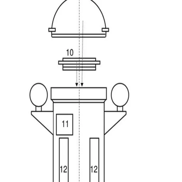 CASSENS & PLATH Mirror Arrangement for Overhead Compass/160 or 180 (with Lens and Mirror) photo-2