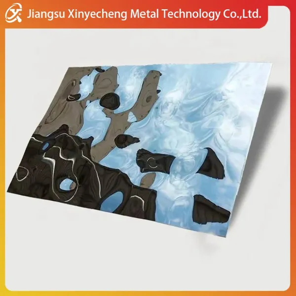 304 316 Mirror Water Wave Stamping Finish Water Ripple