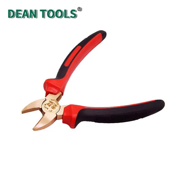Non-Sparking Diagonal Cutting Pliers, Spark-Free Side Cutters Pliers, Wire Cutters, Flush Cutting