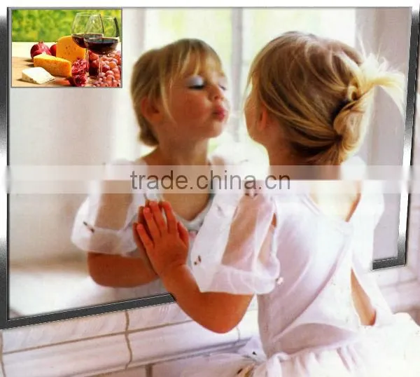18.5~65 inch magic mirror advertising display floating display lg lcd monitor led wall panel