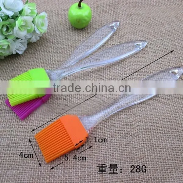 Best Good Colorful Non-stick Portable Bbq Silicone Oil Brush,silicon Paint Grill Brush photo-3