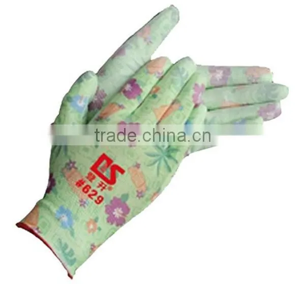 pu Coated Polyester Glove/ PU Coated Working Gloves