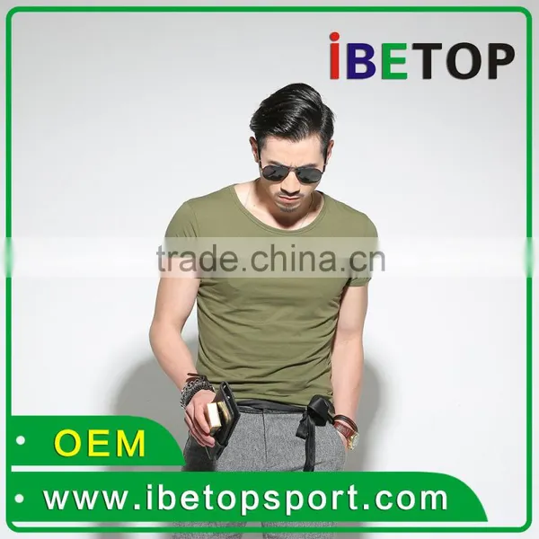 2016 Casual Clothing Men t Shirt 100% Cotton Custom Shirts photo-4
