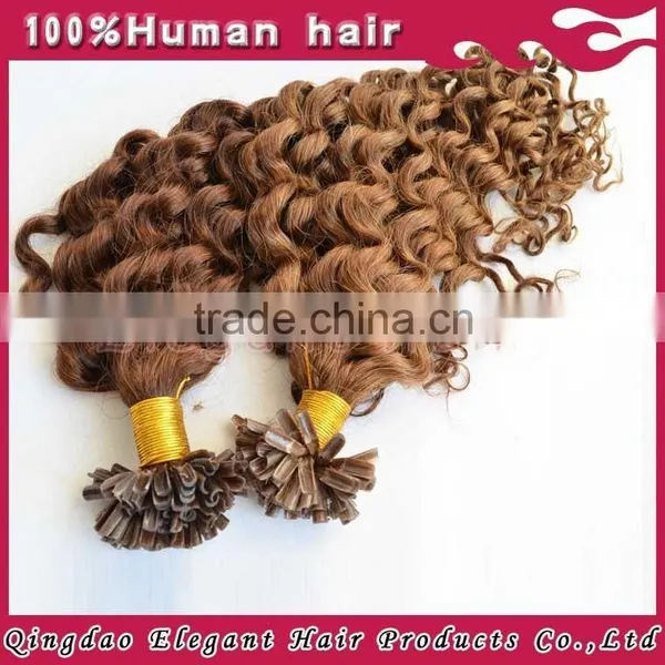 Qingdao Elegant Top Quality Brazilian U Tip Hair Extension,various Color Hair Extension Wholesale photo-4