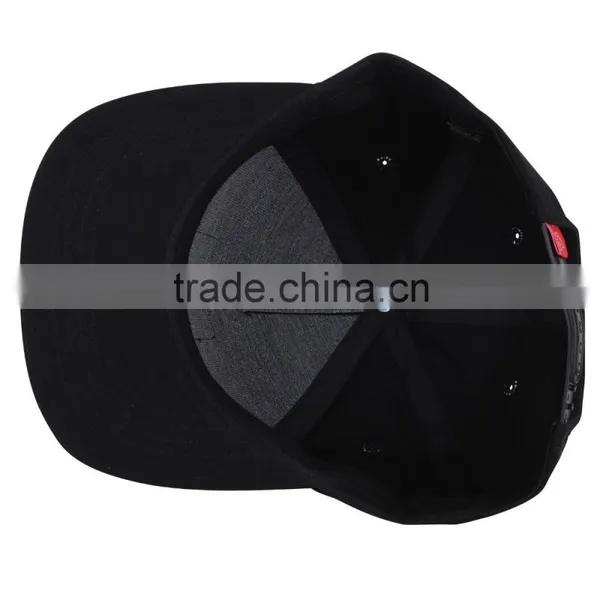 Custom Customize Snapback Caps Hats Hot Design Leather Patch Logo Snapback Caps Wholesale photo-4