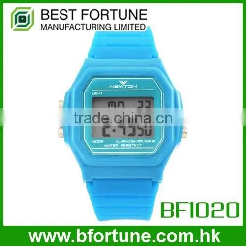 BF1020 Colorful Any Pantone Plastic LCD Digital Watch