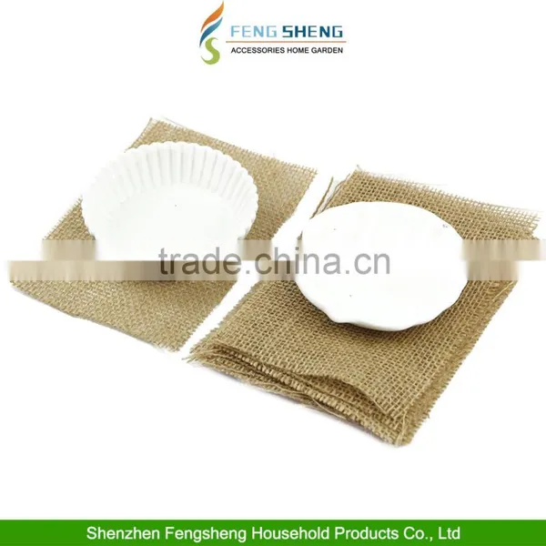 10pcs Table Runner Natural Burlap Table Runner Christmas Place Mats Tablemats photo-6