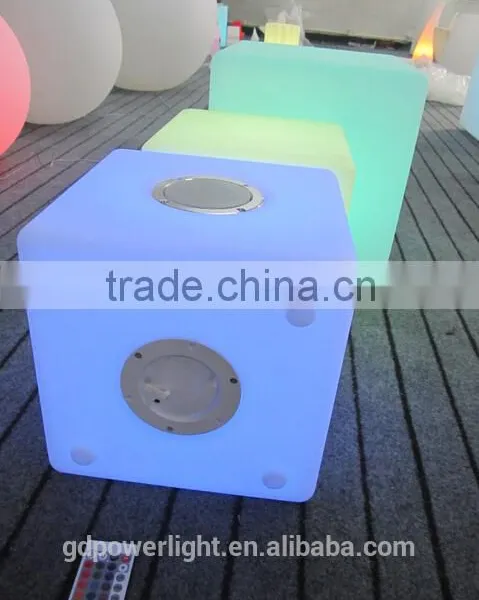 Rechargeable LED Cube With Bluetooth Speaker Stereo YXF-4040B photo-3