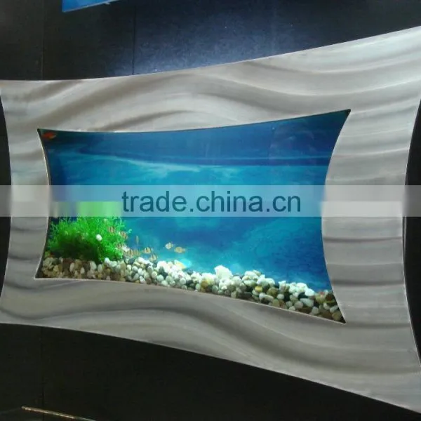 NEW ALUMINUM FRAME WALL HANGING AQUARIUM,WALL-MOUNTED AQUARIUM,WALL AQUARIUM FISH TANK photo-3