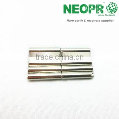 Neodymium Cylinder Magnet With Nickel Coating photo-2