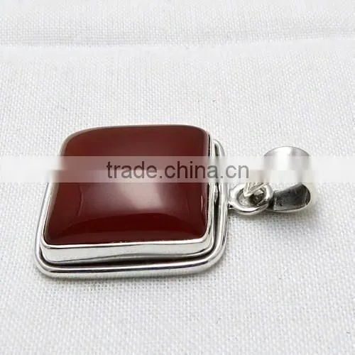 Fantastic Carnelian Pendant, Gemstone Silver Jewelry, Online SIlver Jewelry photo-4