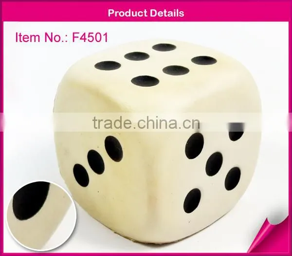 Black Dot White PU Dice photo-2