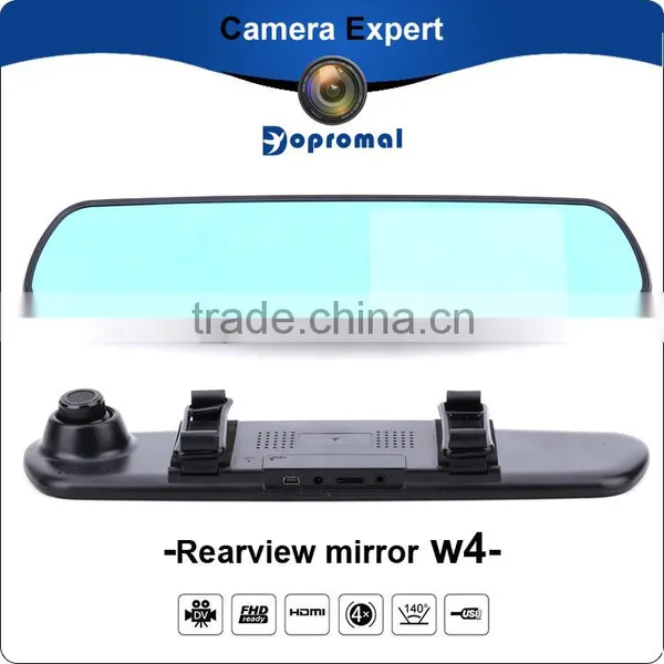 Hd Dual Lens Car Dvr Rearview Mirror Camera,car Rear View Mirror Monitor photo-3