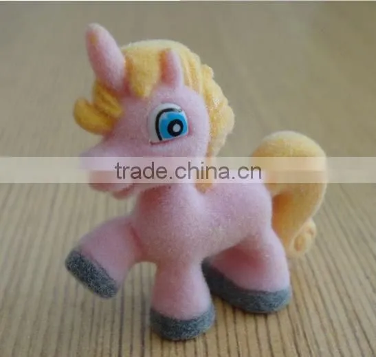 Nice Plastic Flocked Animal Horse Toy for Kids photo-3