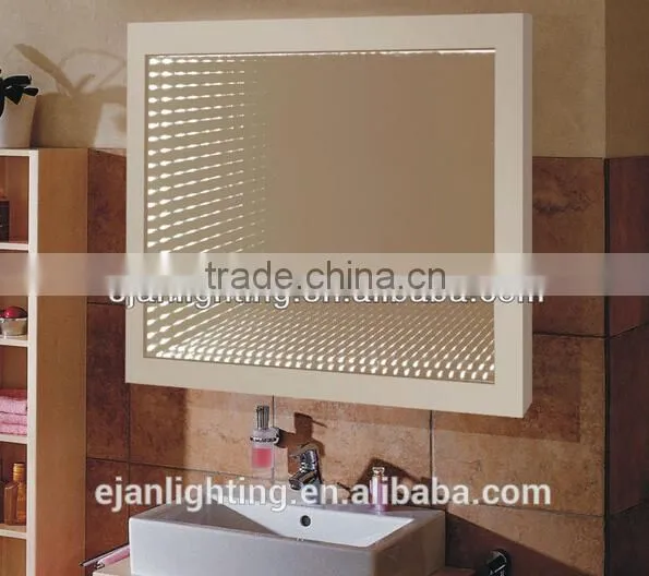 Moden Design CE IP44 3D Bathroom Fancy LED Lighted Infinity Mirror Quality Choice photo-6