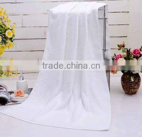 White Hotel Towel/Factory Price Cotton Beach Bath Towel photo-4