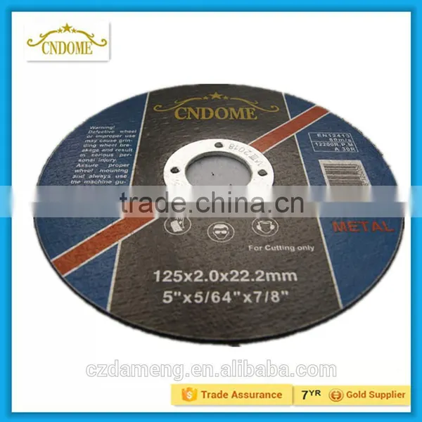 125X2.0X22mm Flat Cutting Wheel for Stainless Steel and Metal Made in China photo-3