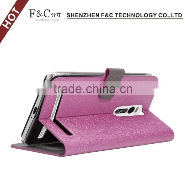 PU Case for Asus ZenFone 2 ZE551ML New Phone Wallet Cover With Stand photo-6