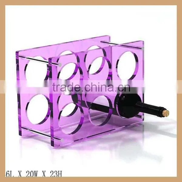 Square Acrylic Wine Rack Shelf ,wine Bottle Holder photo-2