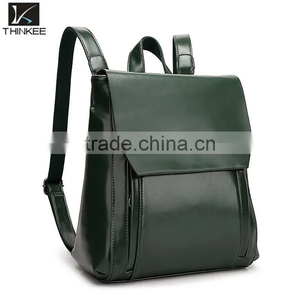 China 2016 New Products Leisure Leather Backpack for Girls photo-3